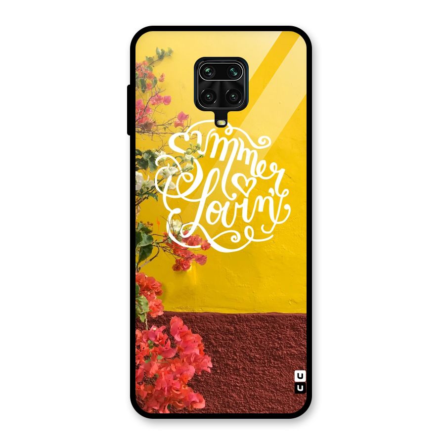 Summer Lovin Glass Back Case for Redmi Note 10 Lite