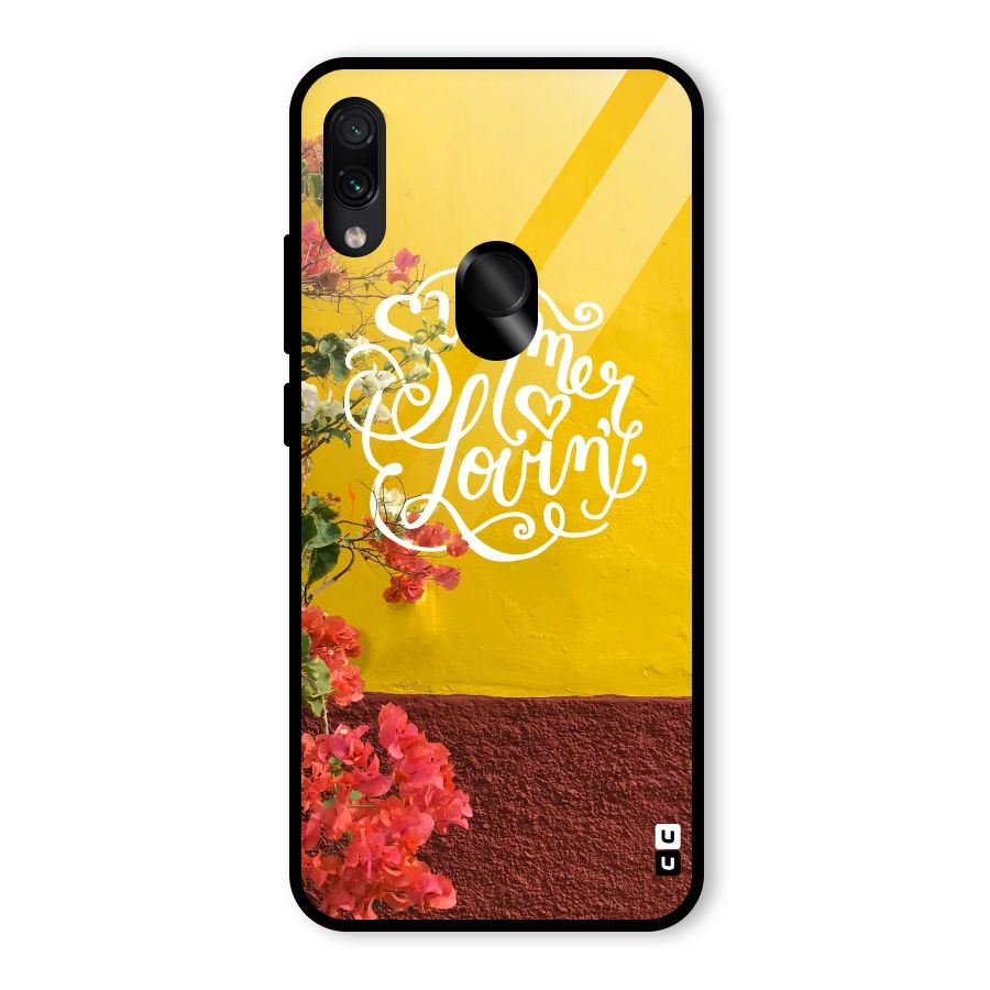 Summer Lovin Glass Back Case for Redmi Note 7S
