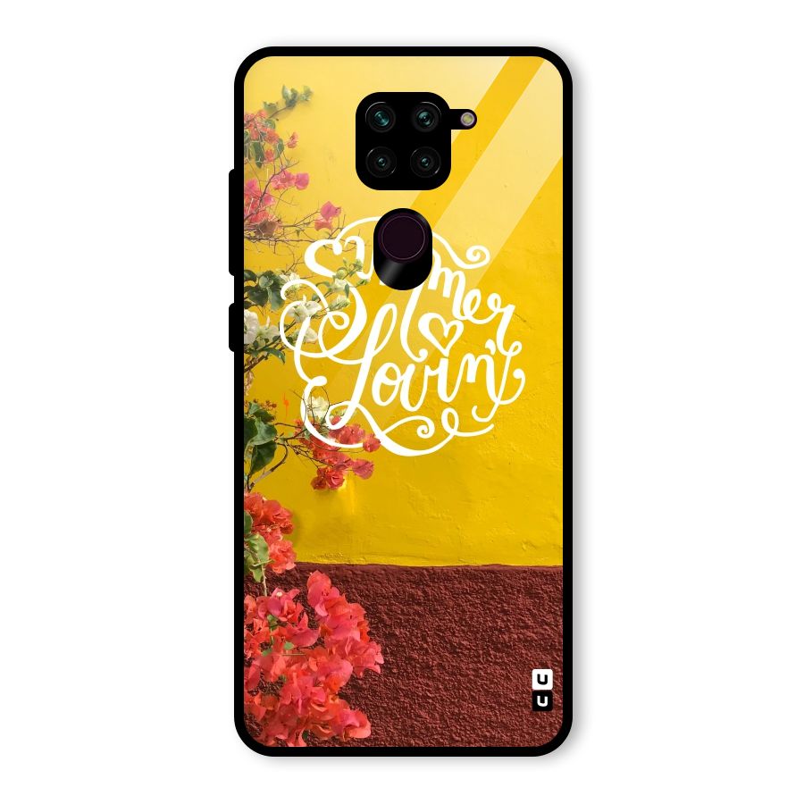 Summer Lovin Glass Back Case for Redmi Note 9