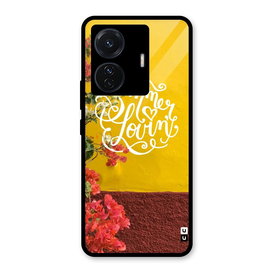 Summer Lovin Glass Back Case for Vivo T1 Pro