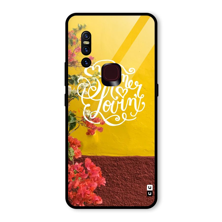 Summer Lovin Glass Back Case for Vivo V15