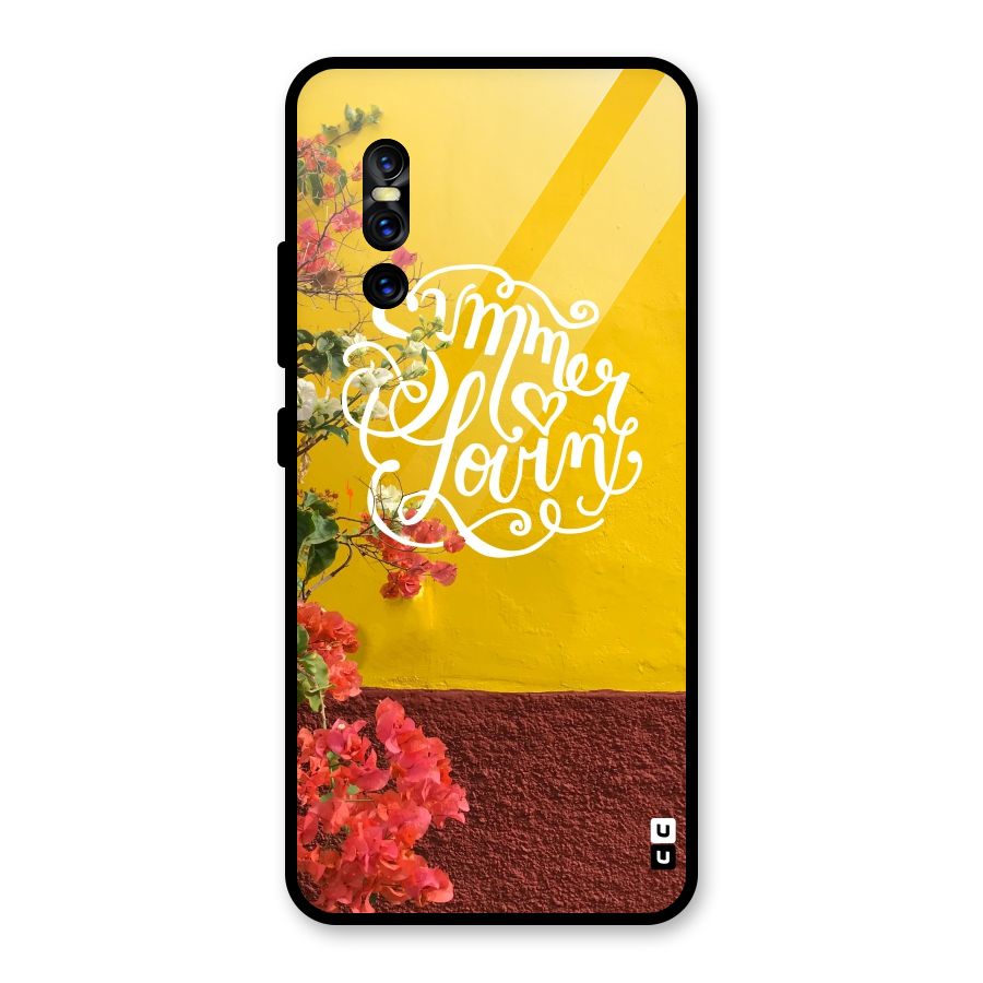 Summer Lovin Glass Back Case for Vivo V15 Pro