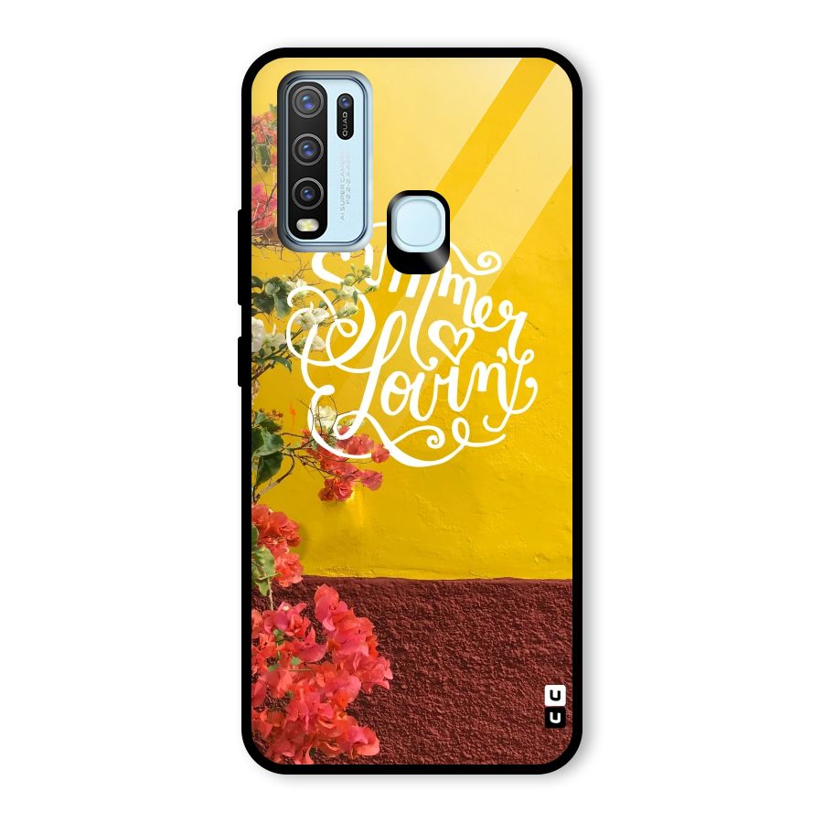 Summer Lovin Glass Back Case for Vivo Y30