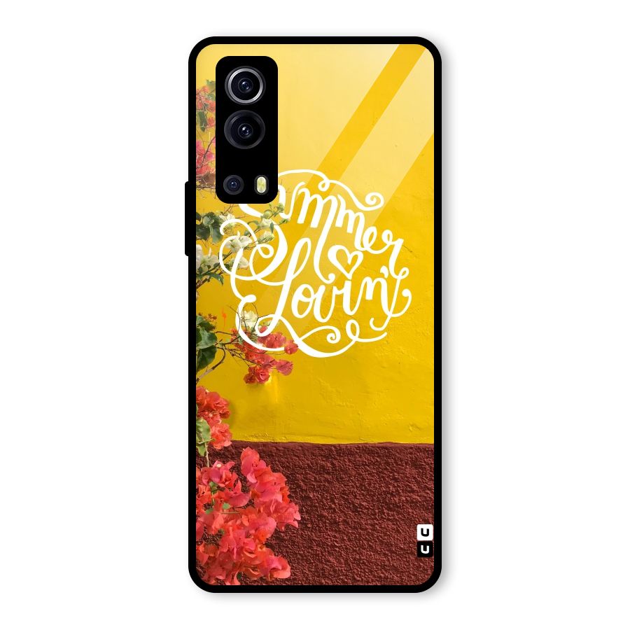 Summer Lovin Glass Back Case for Vivo iQOO Z3