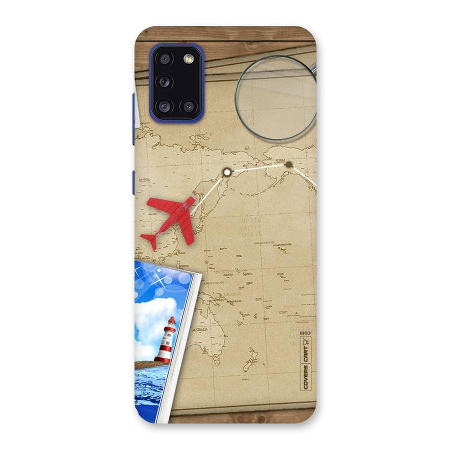 Summer Travel Back Case for Galaxy A31