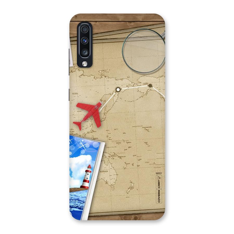 Summer Travel Back Case for Galaxy A70