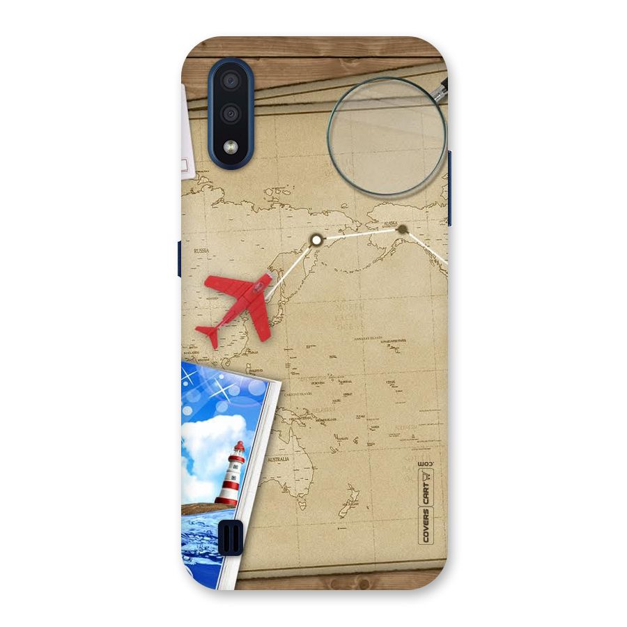 Summer Travel Back Case for Galaxy M01