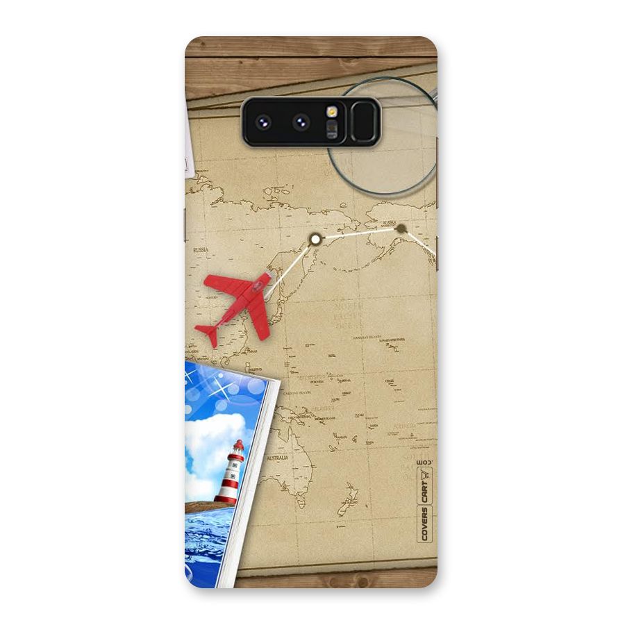Summer Travel Back Case for Galaxy Note 8