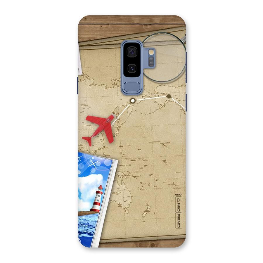 Summer Travel Back Case for Galaxy S9 Plus