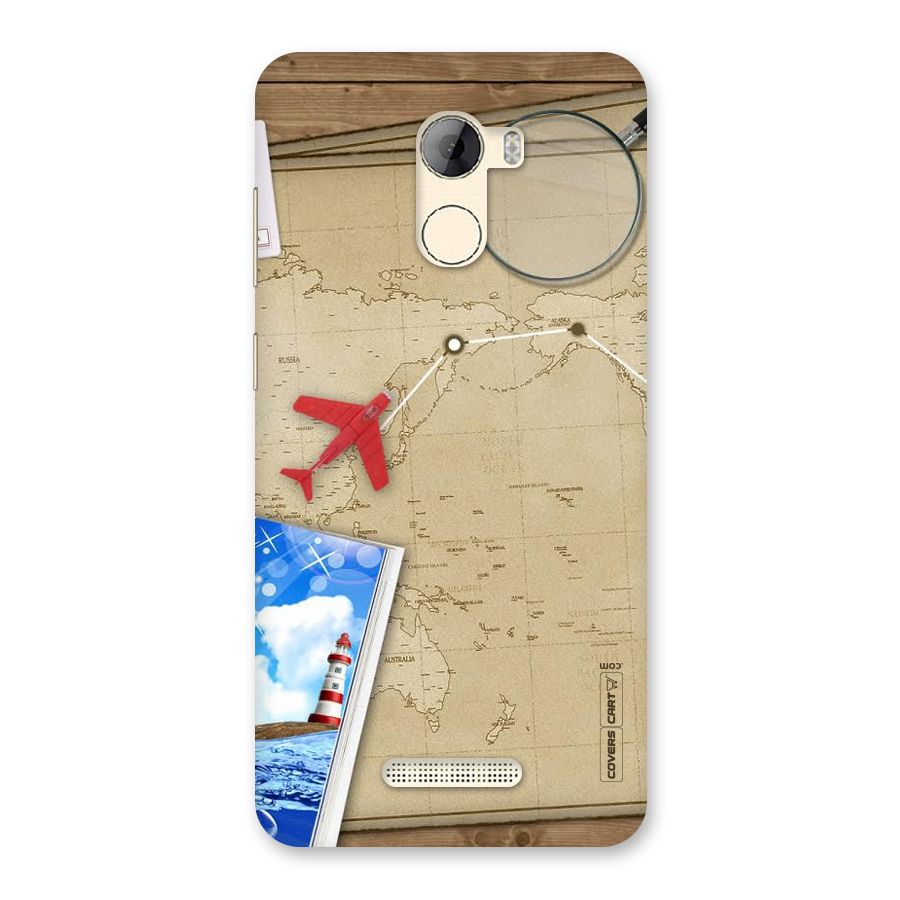 Summer Travel Back Case for Gionee A1 LIte