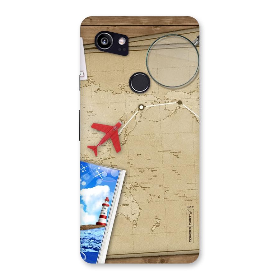 Summer Travel Back Case for Google Pixel 2 XL