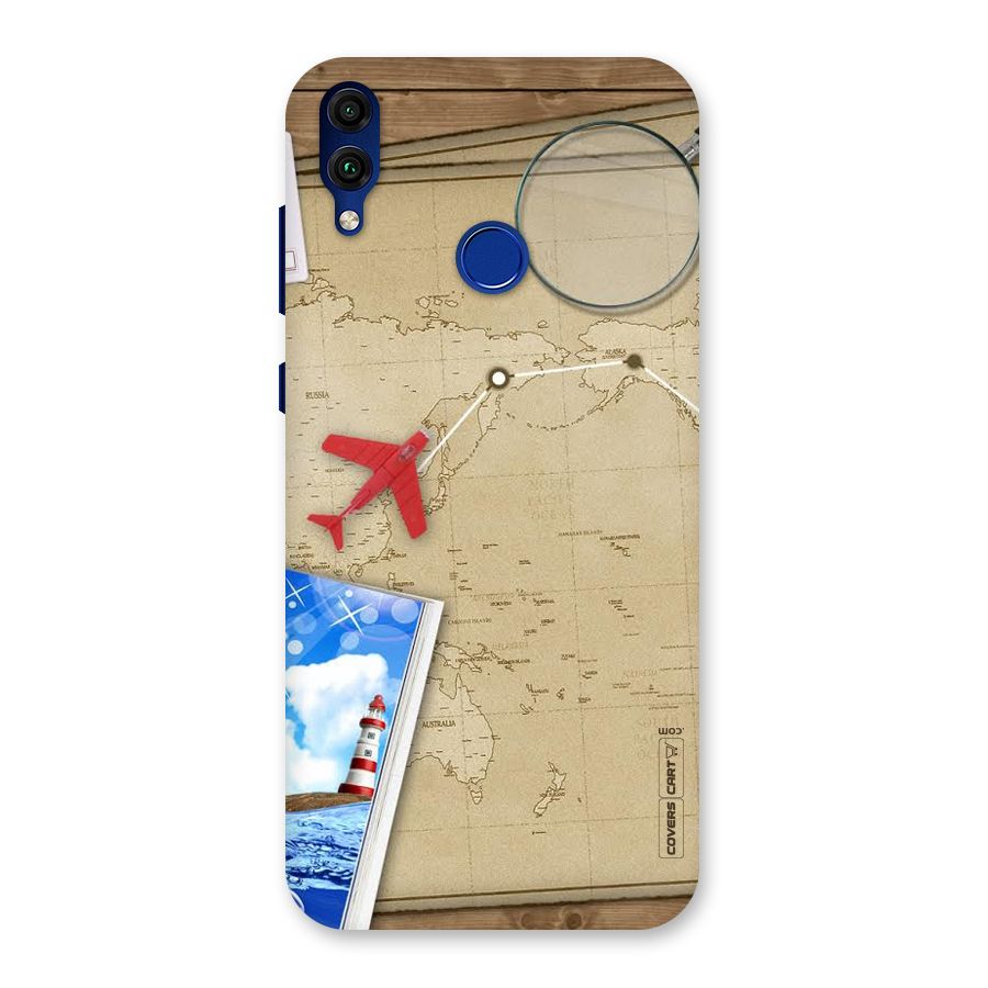 Summer Travel Back Case for Honor 8C