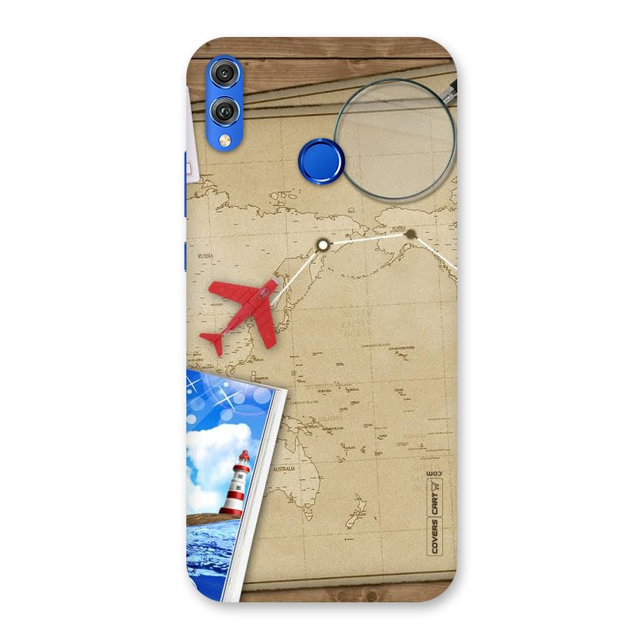 Summer Travel Back Case for Honor 8X