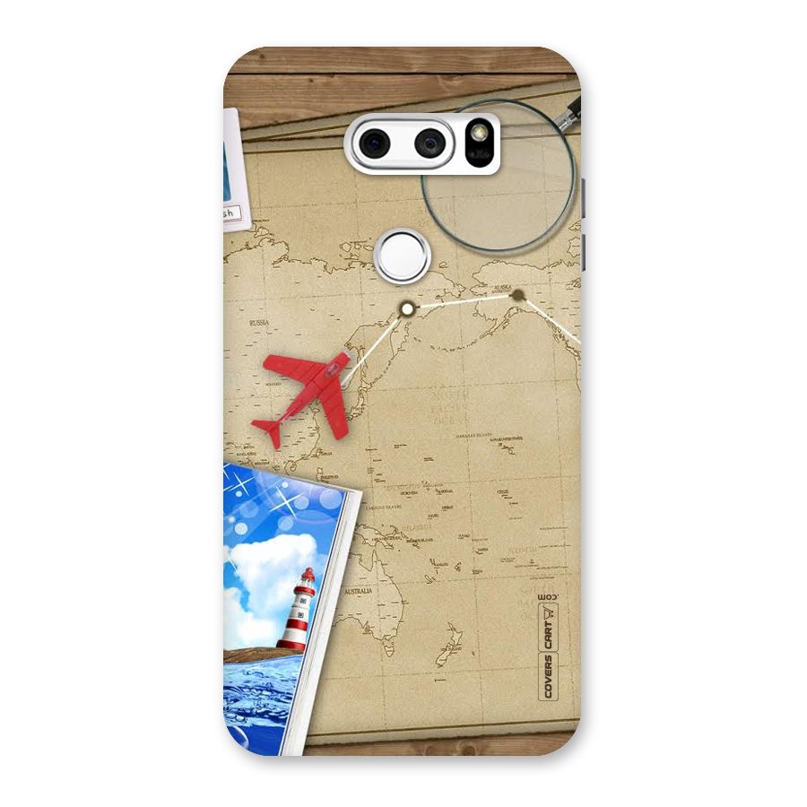 Summer Travel Back Case for LG V30