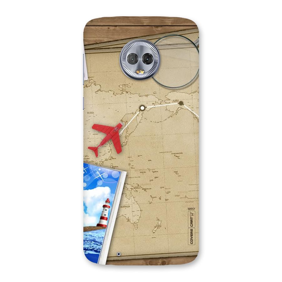 Summer Travel Back Case for Moto G6