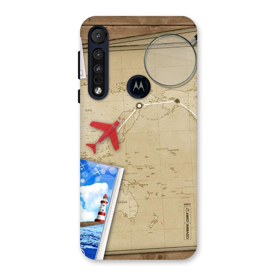 Summer Travel Back Case for Motorola One Macro