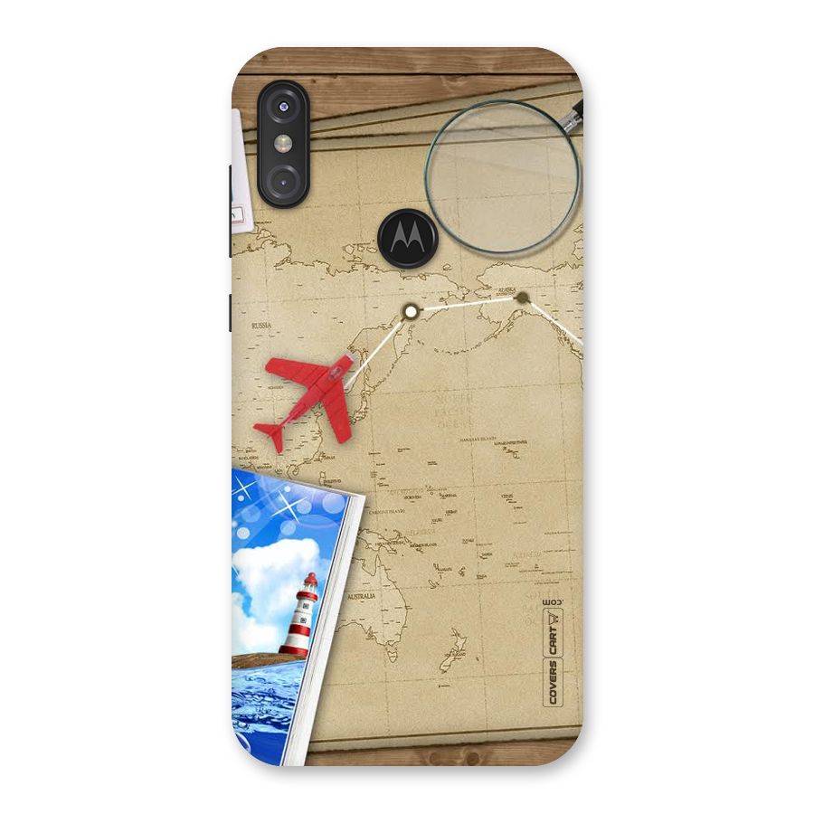 Summer Travel Back Case for Motorola One Power
