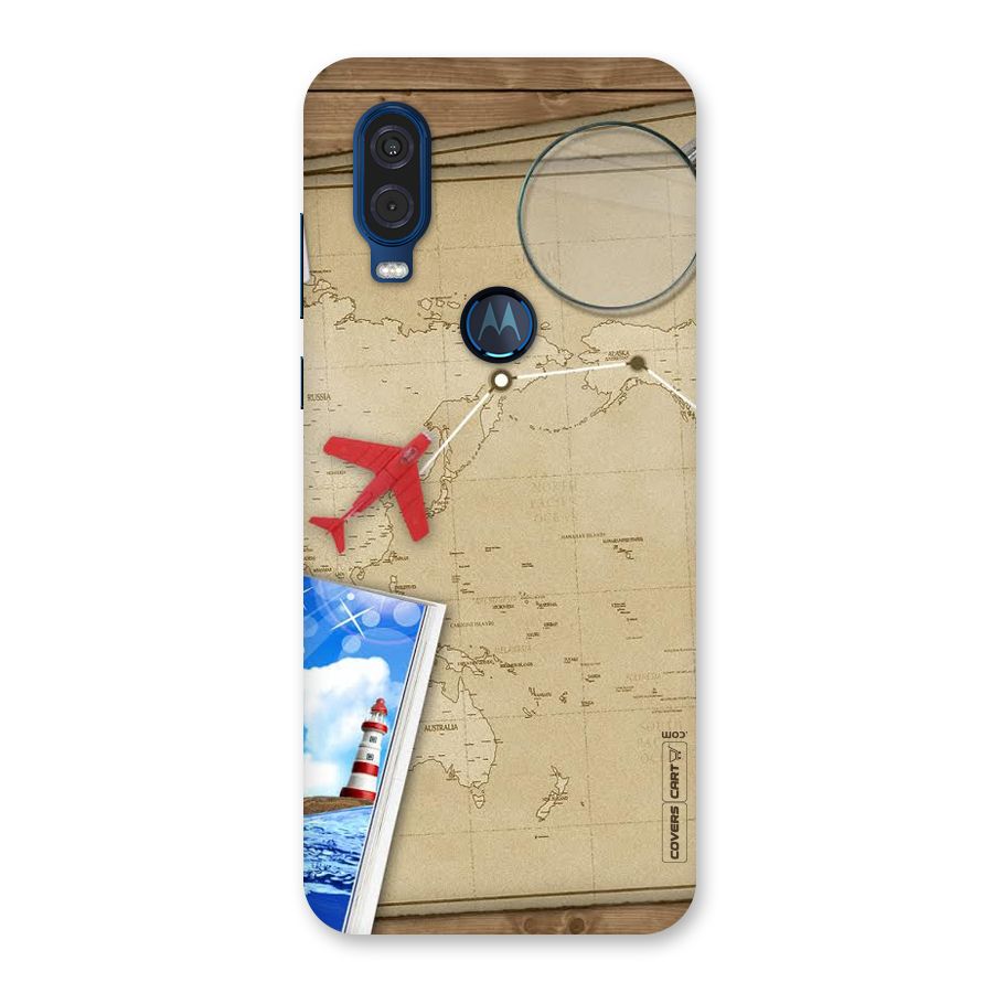 Summer Travel Back Case for Motorola One Vision