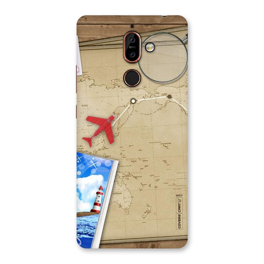 Summer Travel Back Case for Nokia 7 Plus