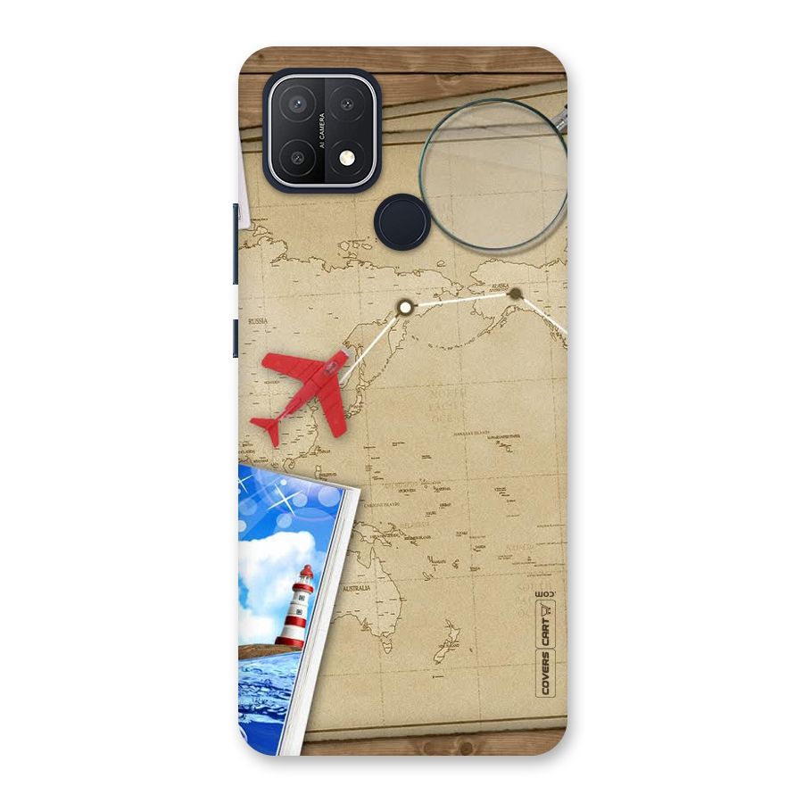 Summer Travel Back Case for Oppo A15