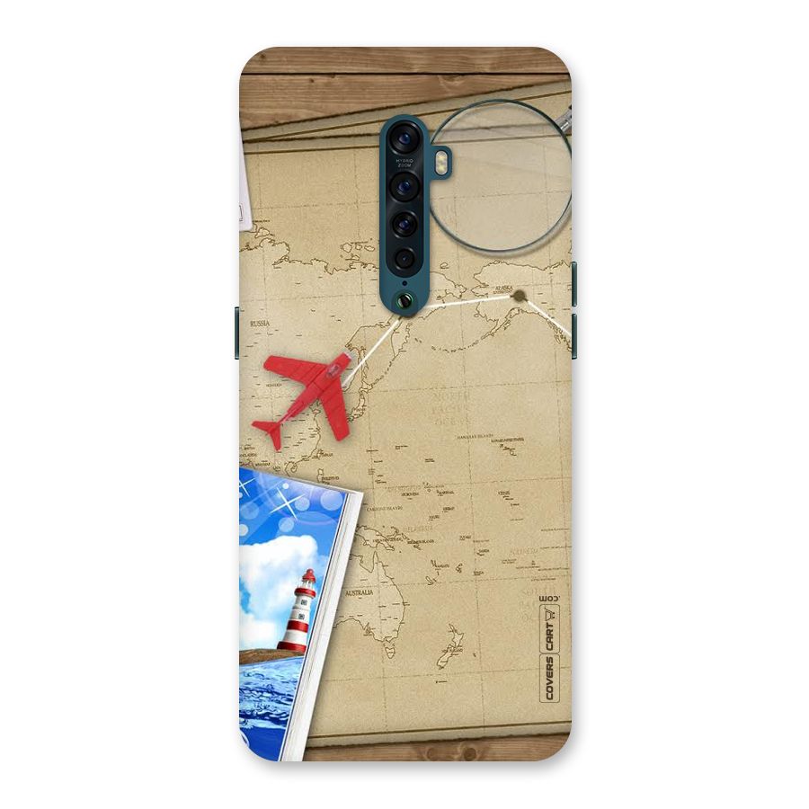 Summer Travel Back Case for Oppo Reno2