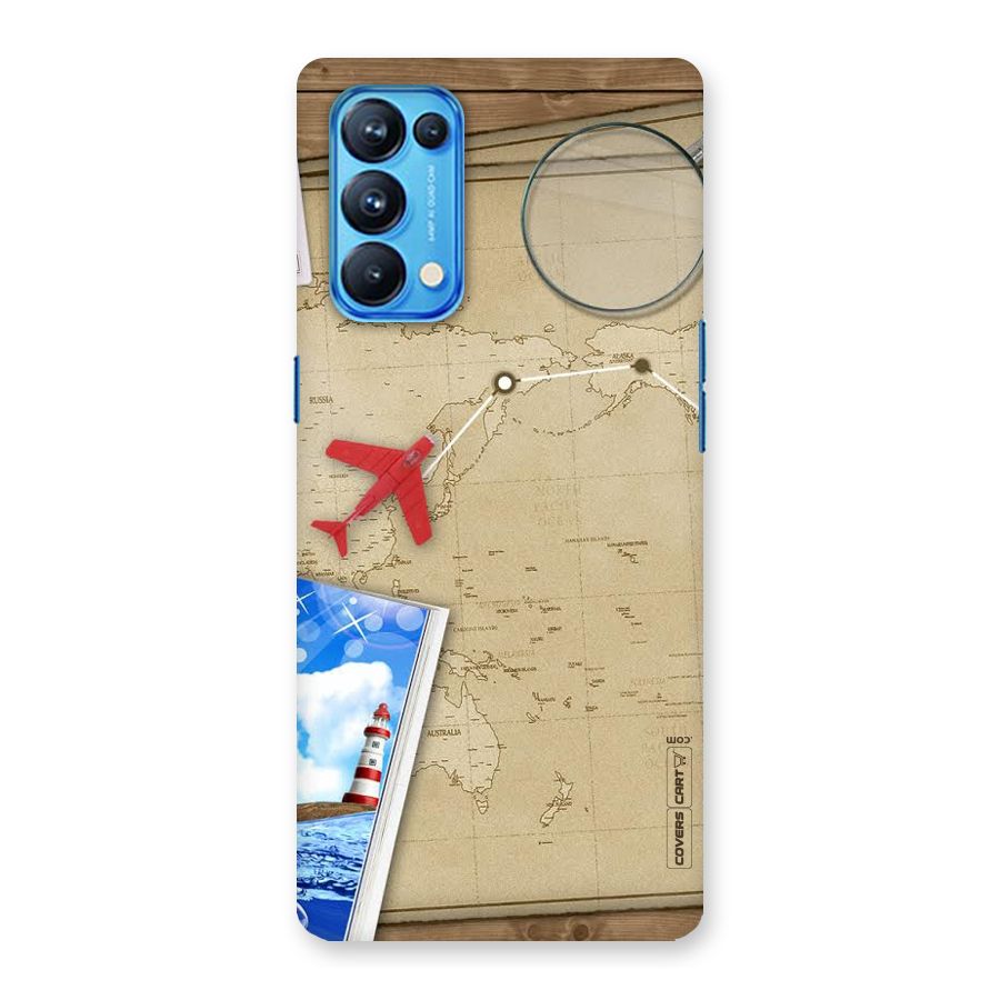 Summer Travel Back Case for Oppo Reno5 Pro 5G