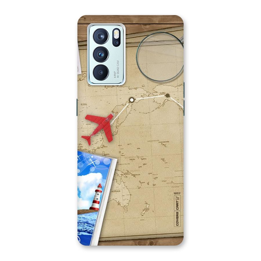 Summer Travel Back Case for Oppo Reno6 Pro 5G