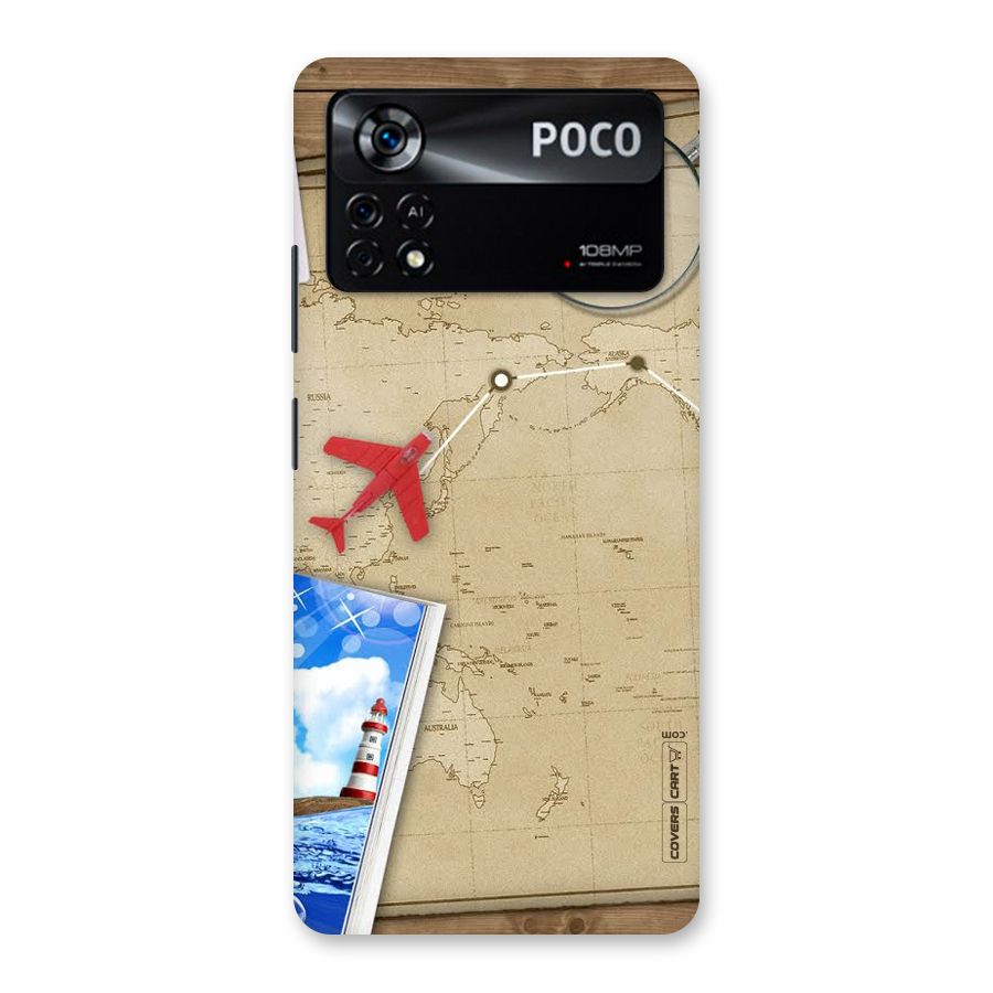 Summer Travel Back Case for Poco X4 Pro 5G