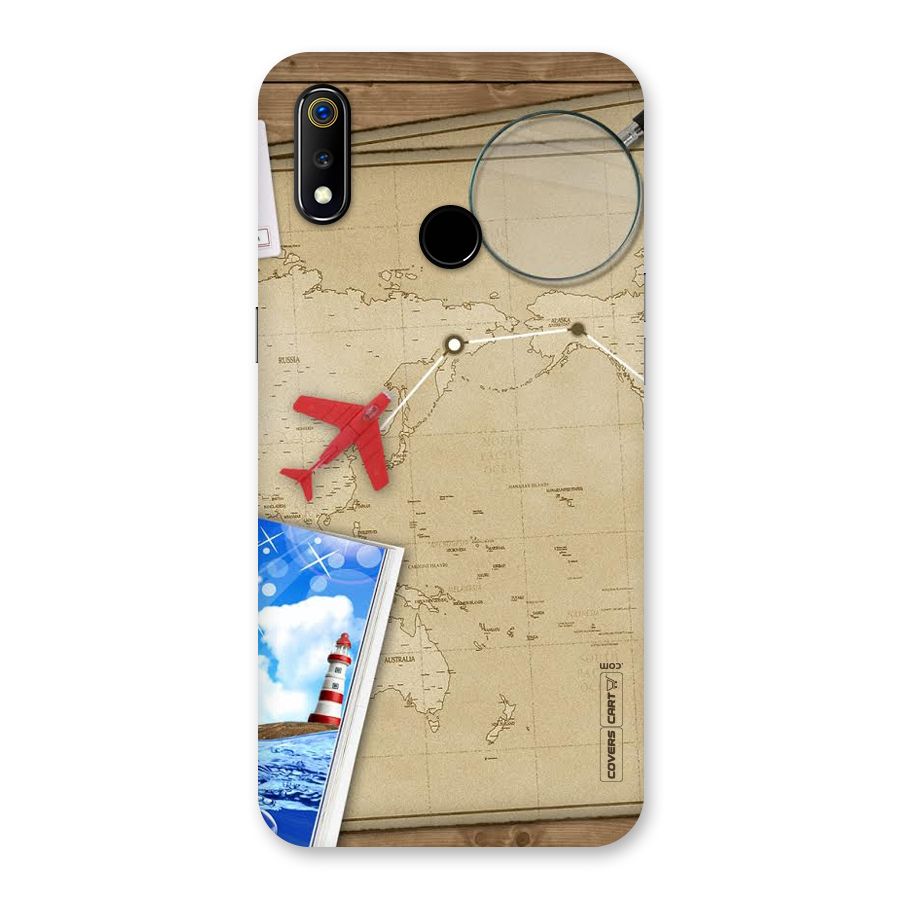 Summer Travel Back Case for Realme 3