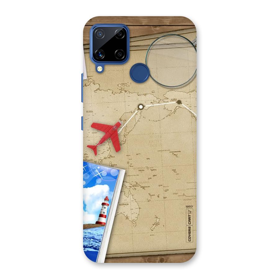 Summer Travel Back Case for Realme C15