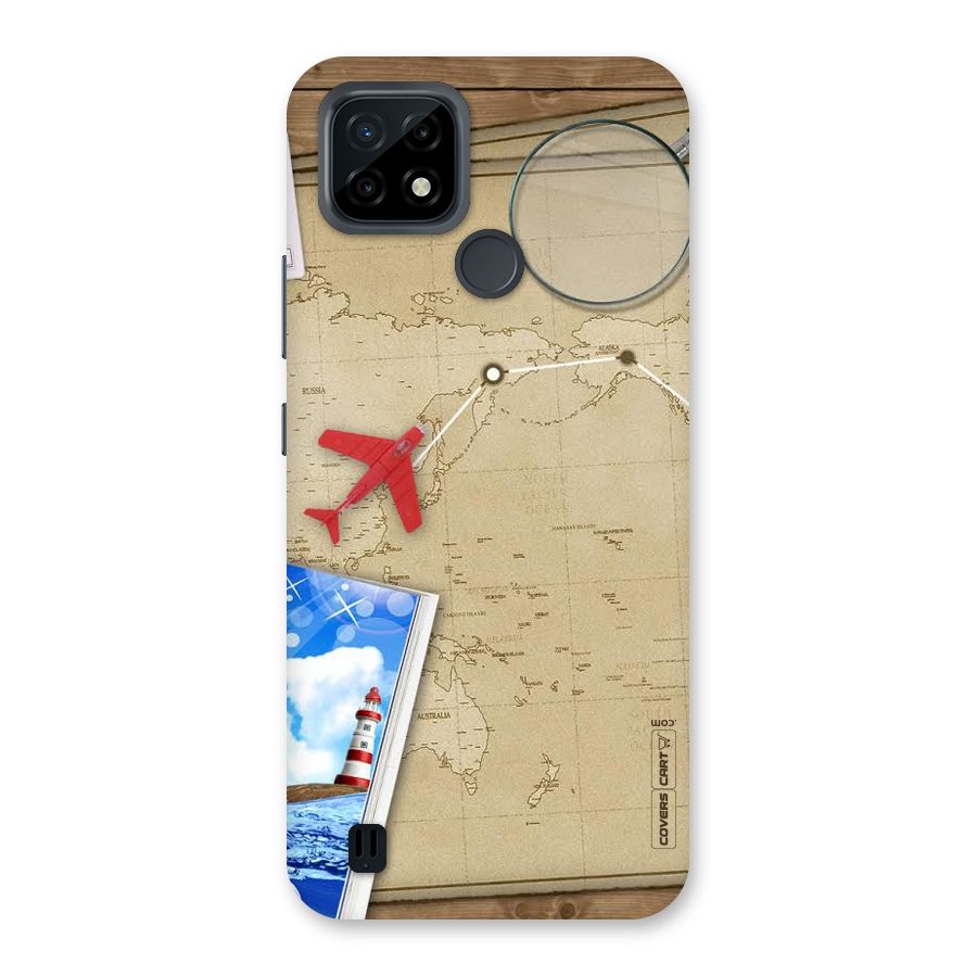 Summer Travel Back Case for Realme C21
