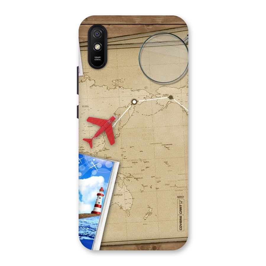 Summer Travel Back Case for Redmi 9A