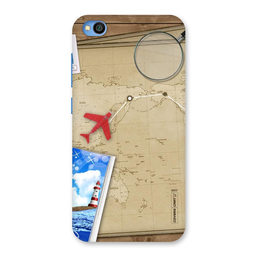 Summer Travel Back Case for Redmi Go