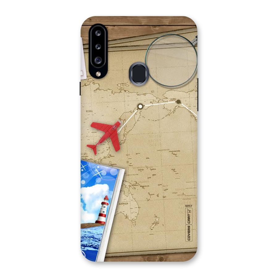 Summer Travel Back Case for Samsung Galaxy A20s