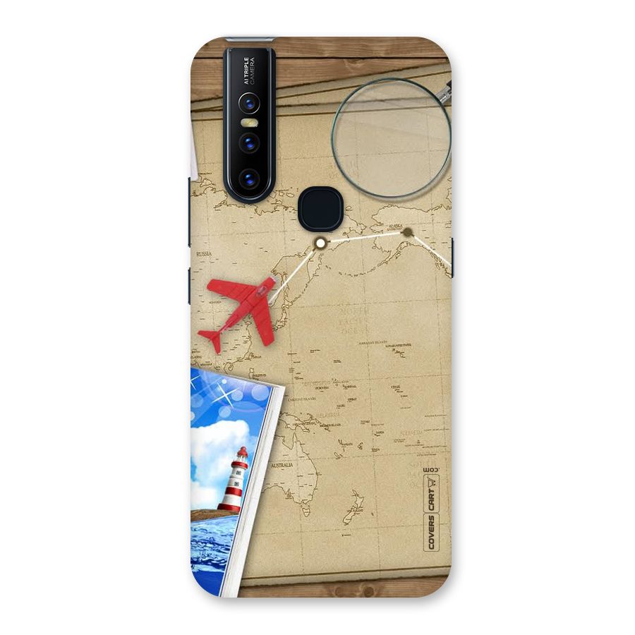 Summer Travel Back Case for Vivo V15