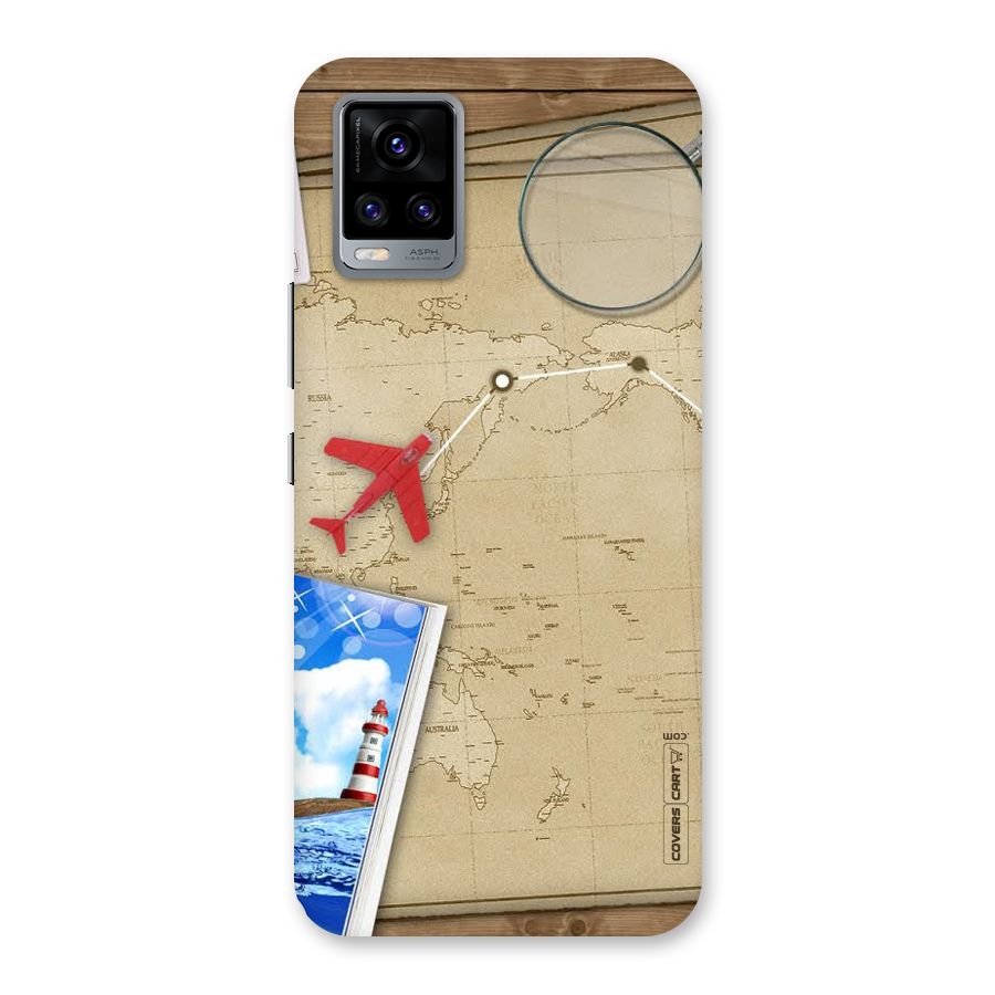 Summer Travel Back Case for Vivo V20