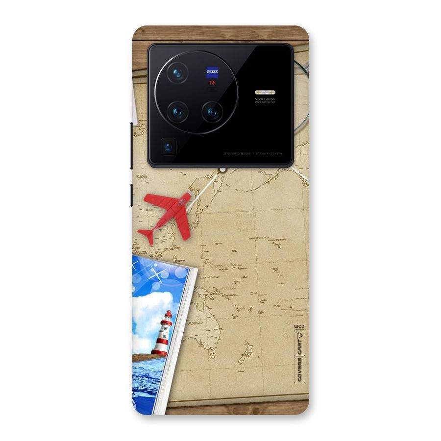 Summer Travel Back Case for Vivo X80 Pro