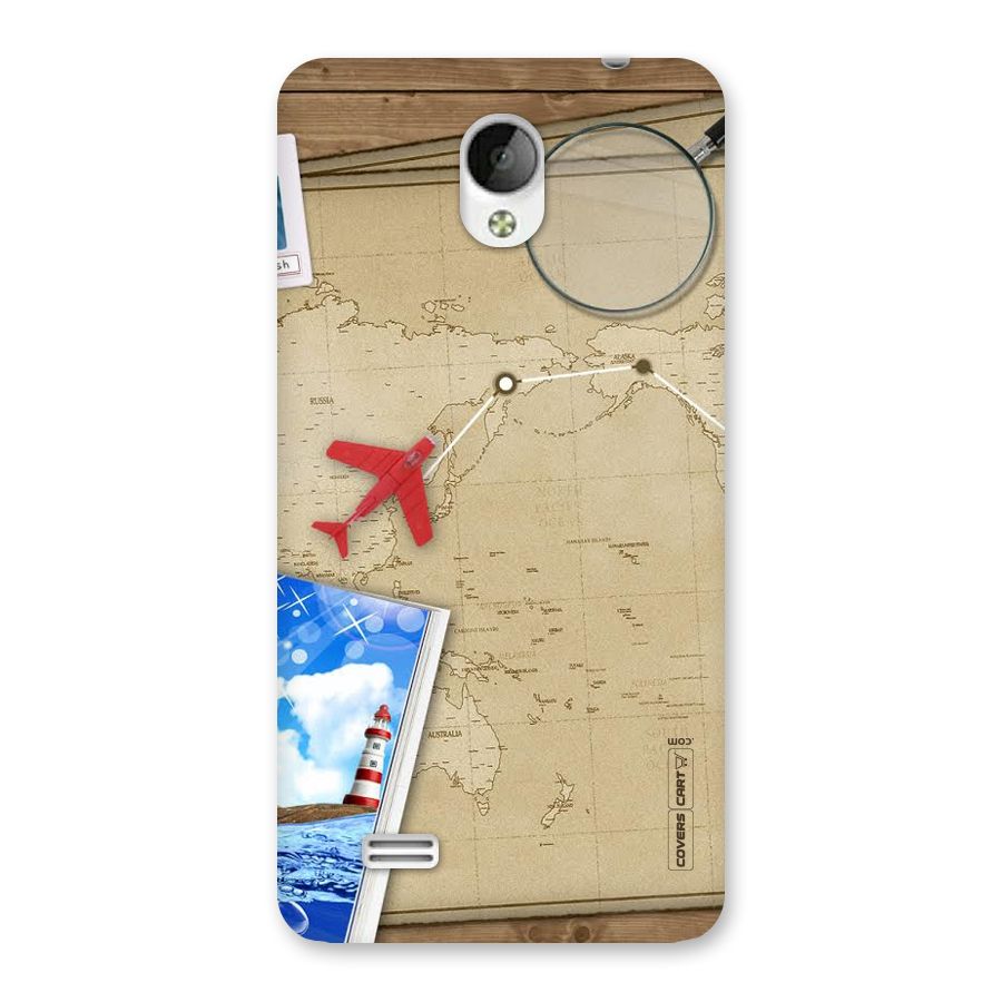 Summer Travel Back Case for Vivo Y21