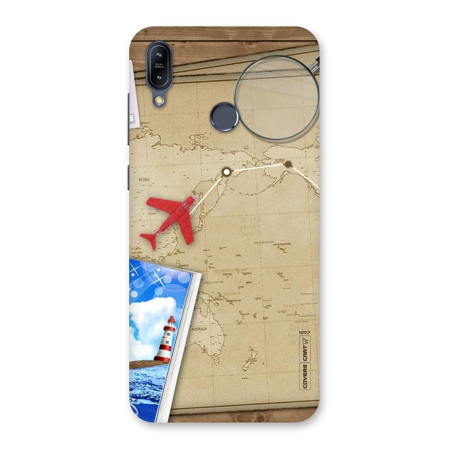 Summer Travel Back Case for Zenfone Max M2