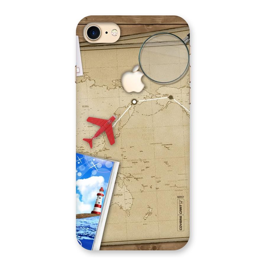 Summer Travel Back Case for iPhone 7 Apple Cut