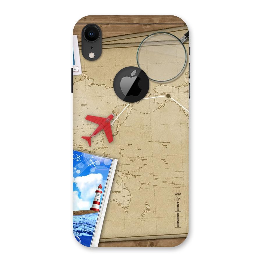 Summer Travel Back Case for iPhone XR Logo Cut