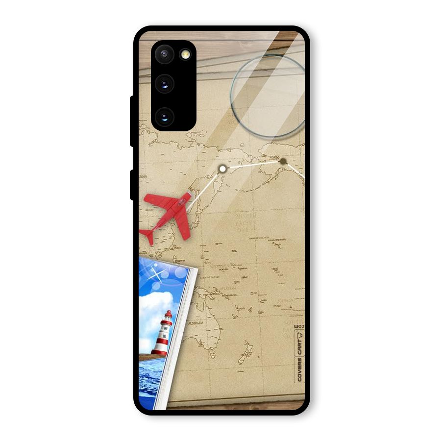 Summer Travel Glass Back Case for Galaxy S20 FE 5G