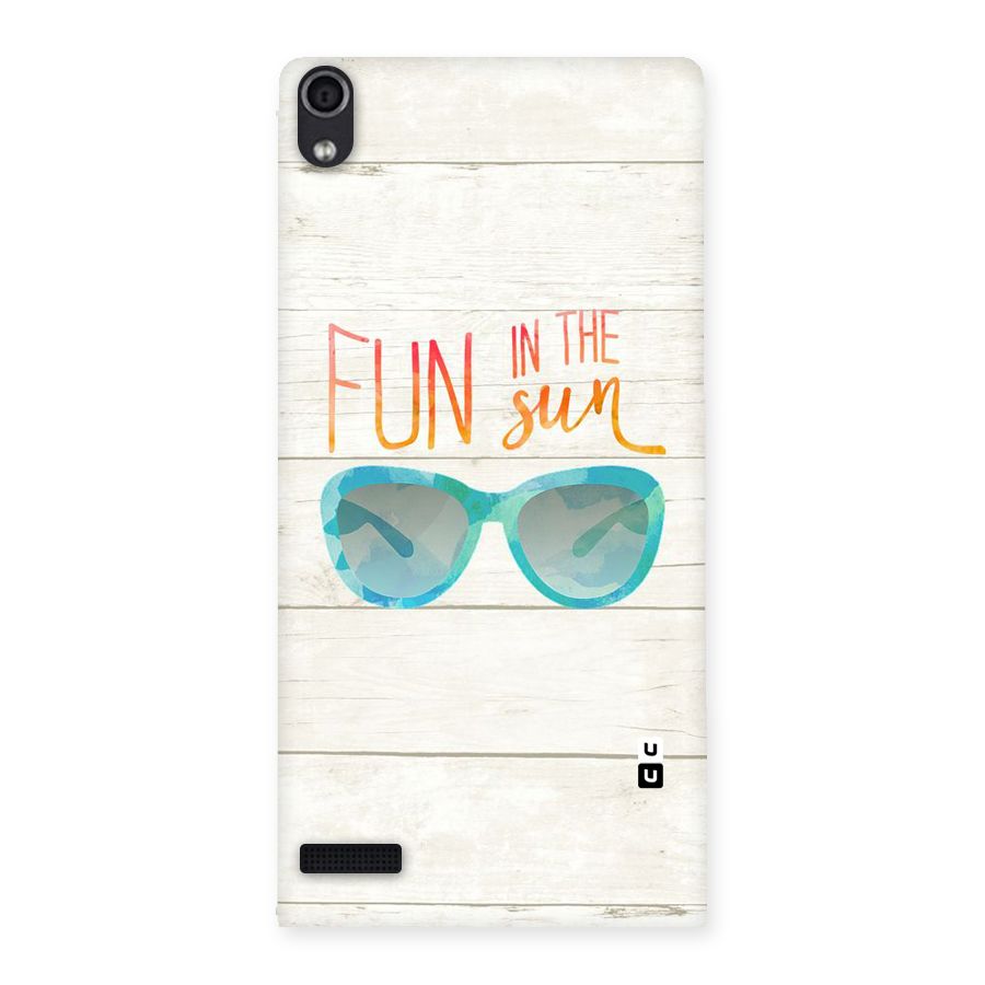 Sun Fun Back Case for Ascend P6