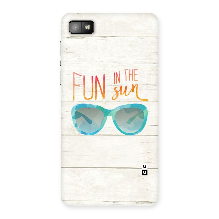 Sun Fun Back Case for Blackberry Z10