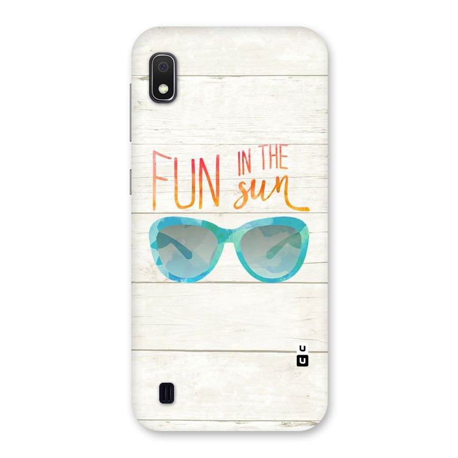 Sun Fun Back Case for Galaxy A10