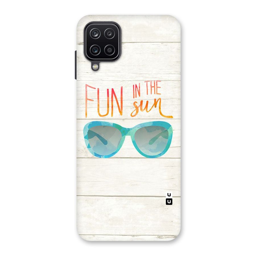 Sun Fun Back Case for Galaxy A12