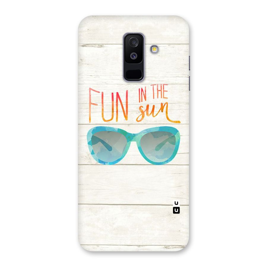 Sun Fun Back Case for Galaxy A6 Plus