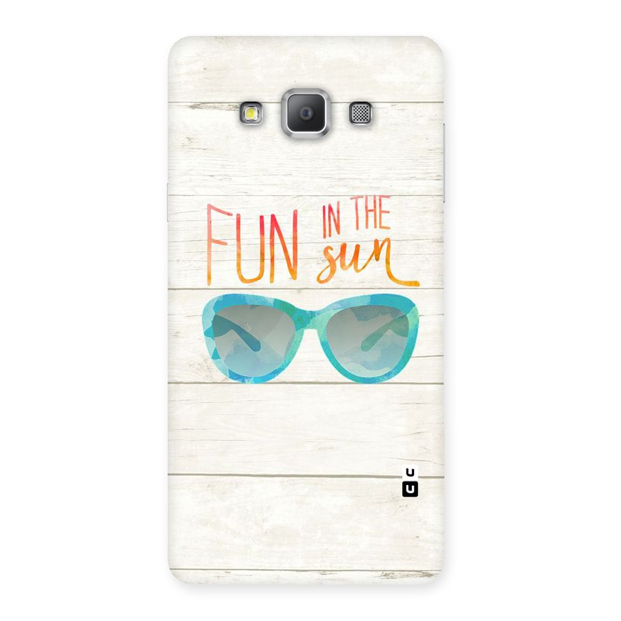 Sun Fun Back Case for Galaxy A7