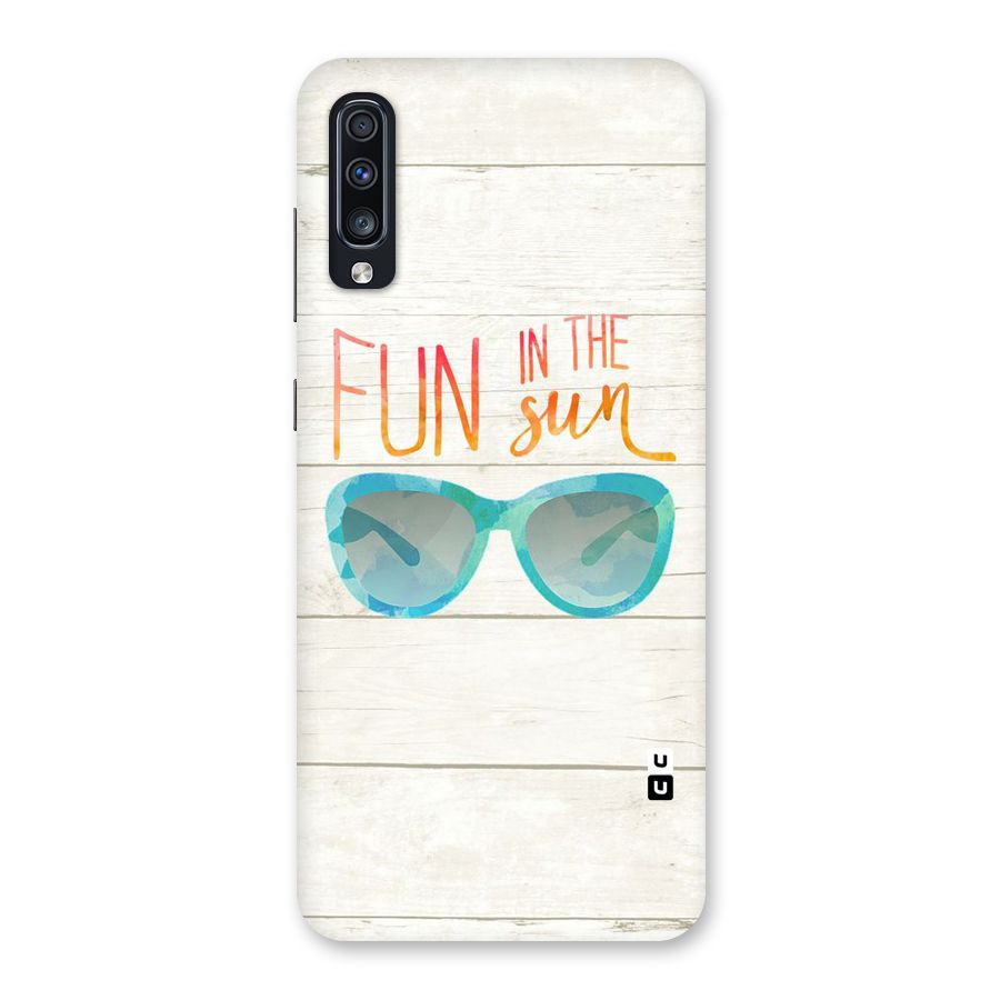 Sun Fun Back Case for Galaxy A70