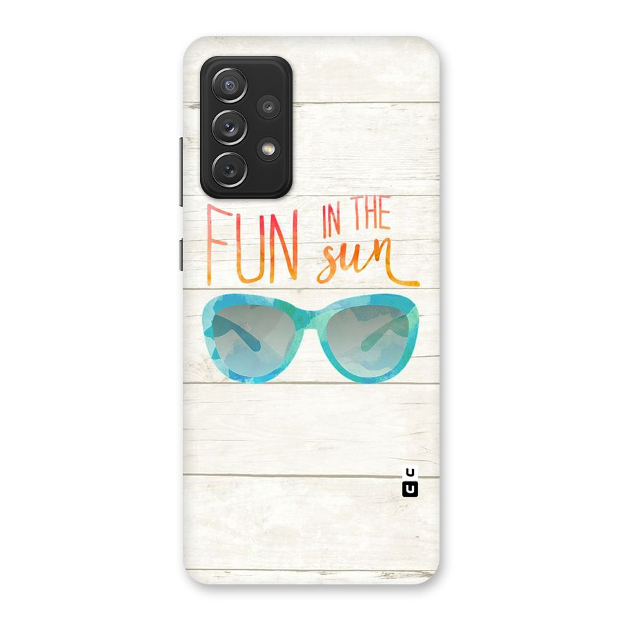 Sun Fun Back Case for Galaxy A72